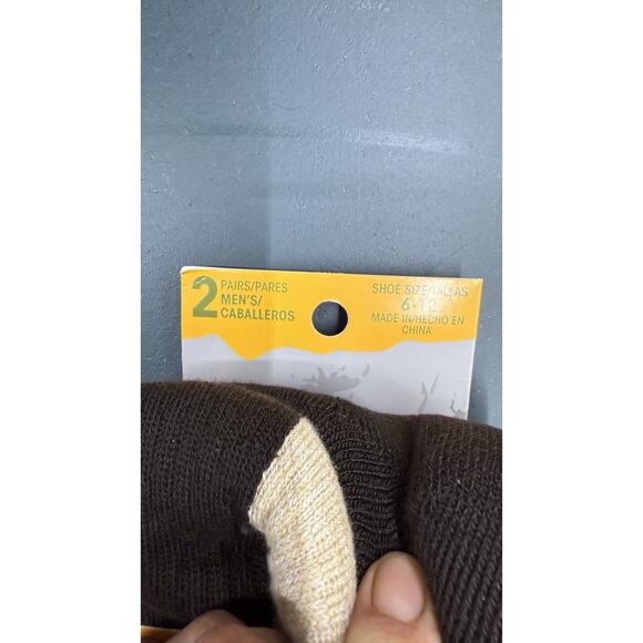 Fruit Of The Loom Men's Outdoor Short Boot Crew Socks 4 Pack, Size 6-12 - Picture 3 of 4